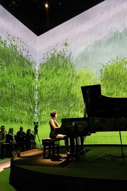 Yuja Wang x David Hockney London Lightroom